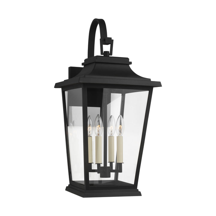 Warren Four Light Lantern in Textured Black - available from The Lighting Shoppe, trusted by Canadian homeowners