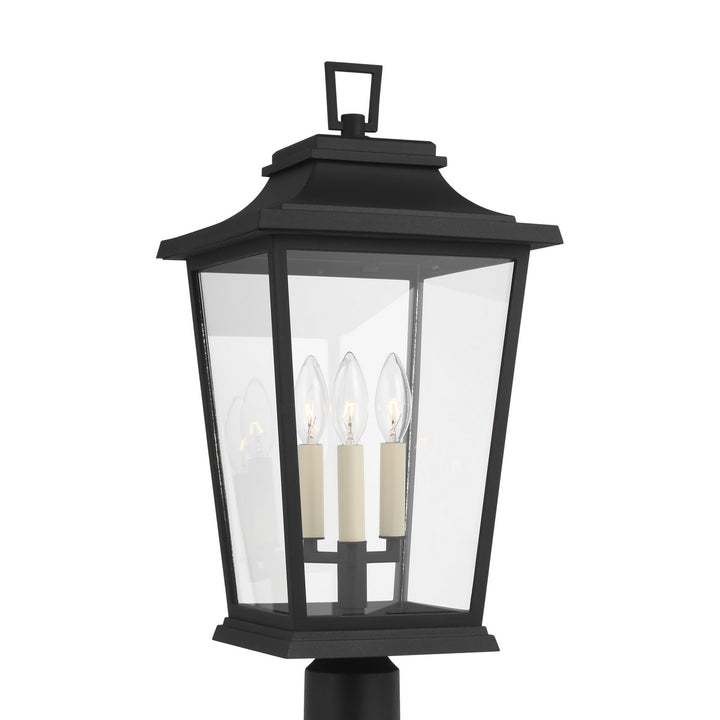 Visual Comfort Studio Canada - OL15407TXB - Three Light Post Lantern - Warren - Textured Black