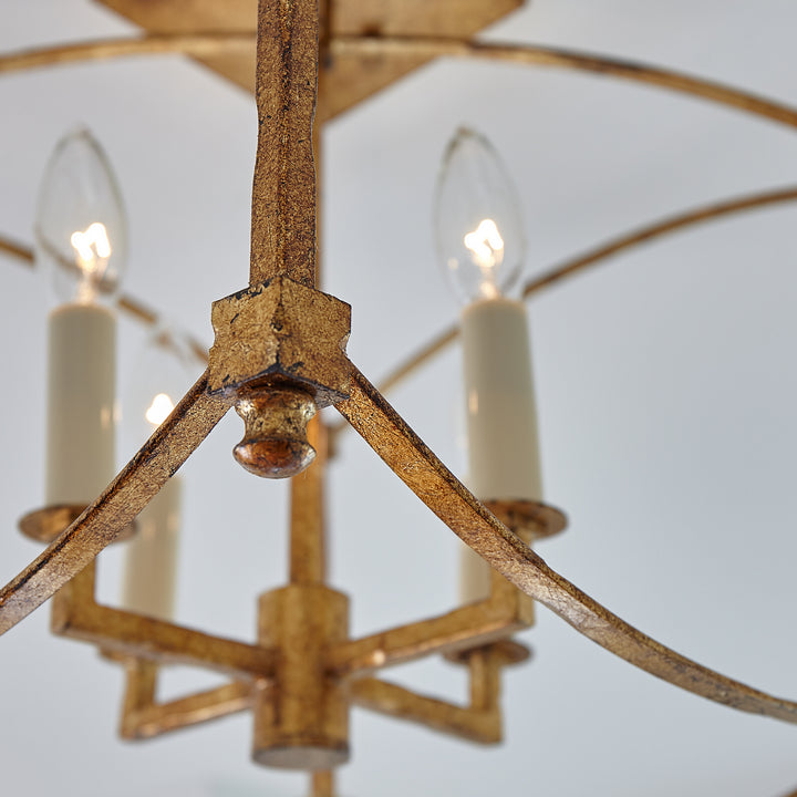 Visual Comfort Studio Canada - SF350ADB - Four Light Semi-Flush Mount - Thayer - Antique Gild