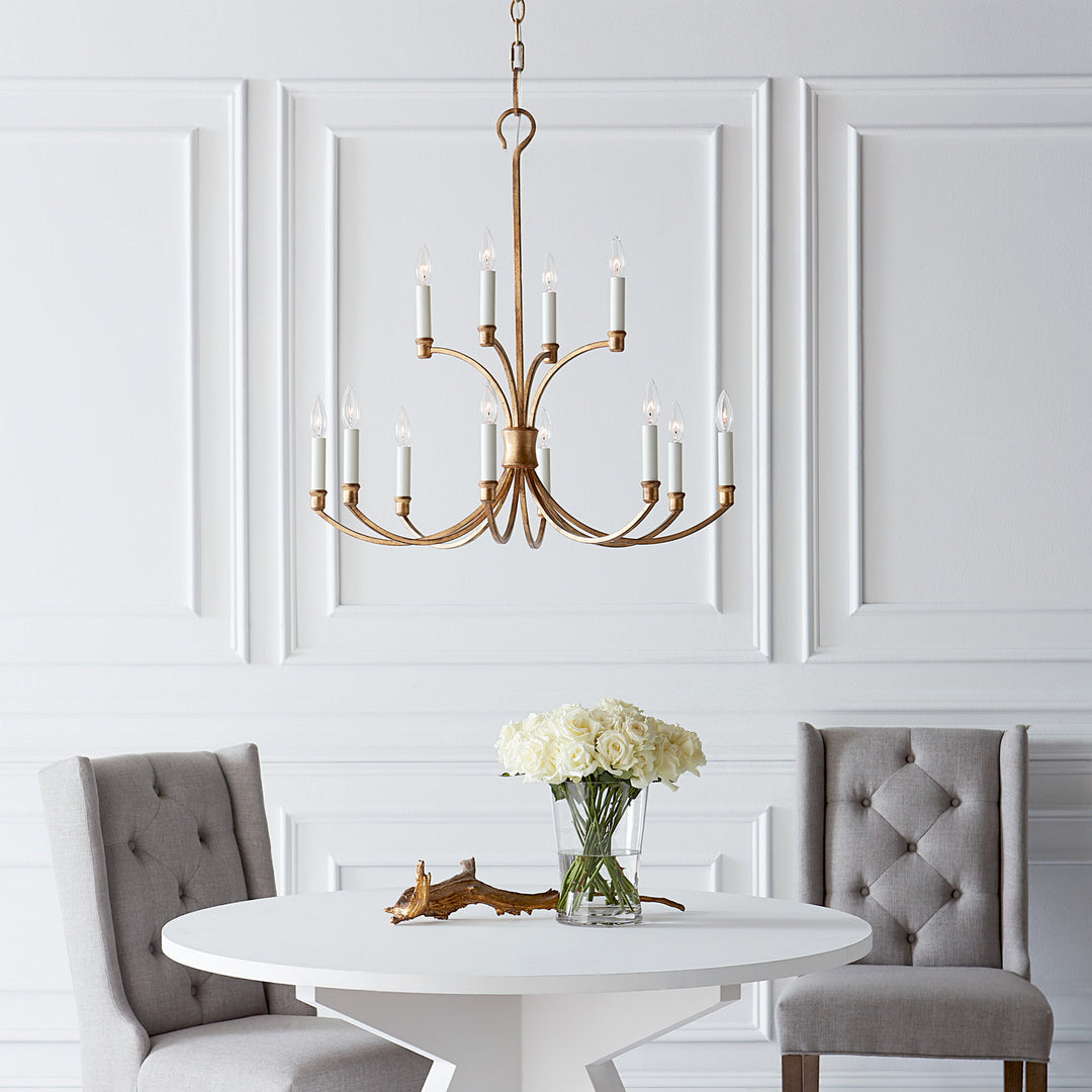 Visual Comfort Studio Canada - CC10612ADB - 12 Light Chandelier - Westerly - Antique Gild