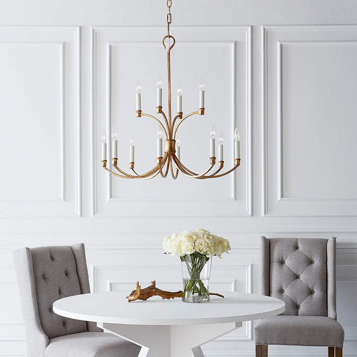 Visual Comfort Studio Canada - CC10612ADB - 12 Light Chandelier - Westerly - Antique Gild
