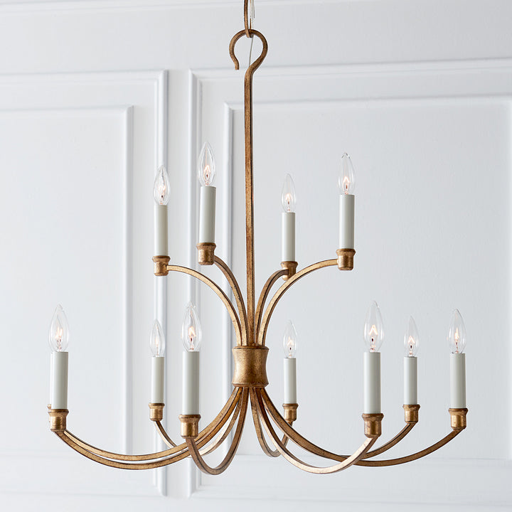 Visual Comfort Studio Canada - CC10612ADB - 12 Light Chandelier - Westerly - Antique Gild