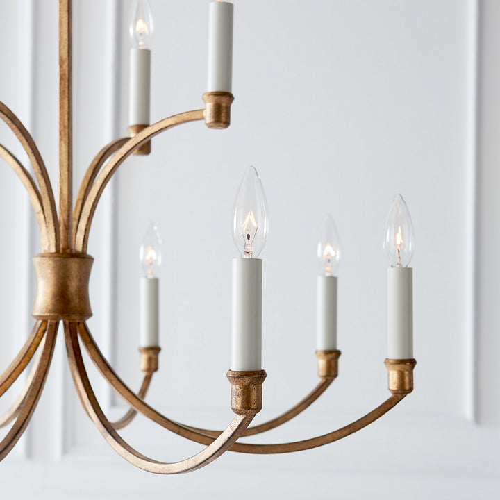 Visual Comfort Studio Canada - CC10612ADB - 12 Light Chandelier - Westerly - Antique Gild