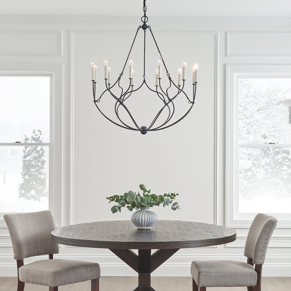Visual Comfort Studio Canada - CC11212WGV - 12 Light Chandelier - Richmond - Weathered Galvanized