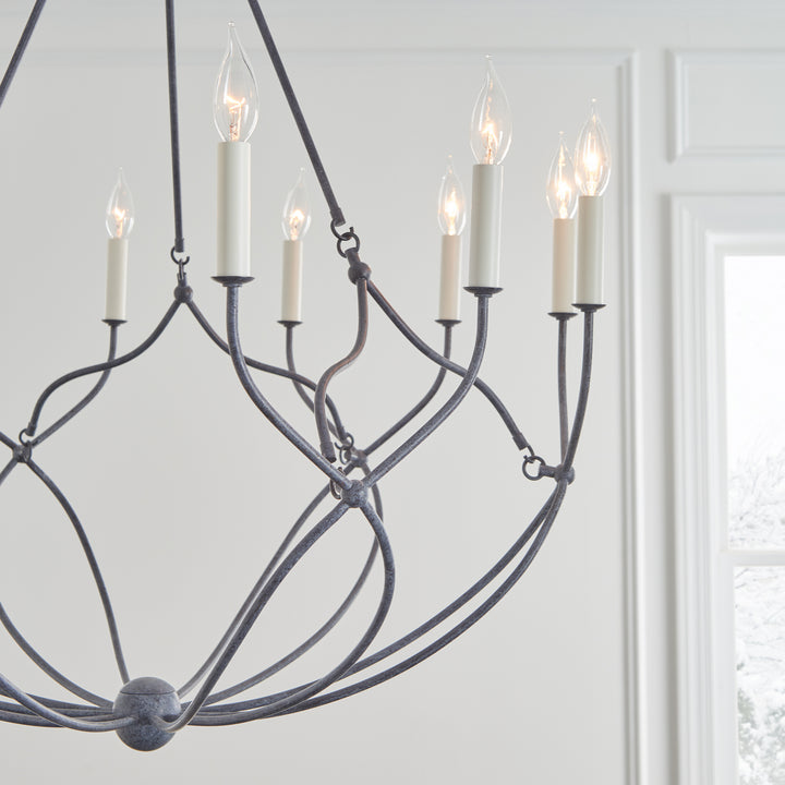 Visual Comfort Studio Canada - CC11212WGV - 12 Light Chandelier - Richmond - Weathered Galvanized