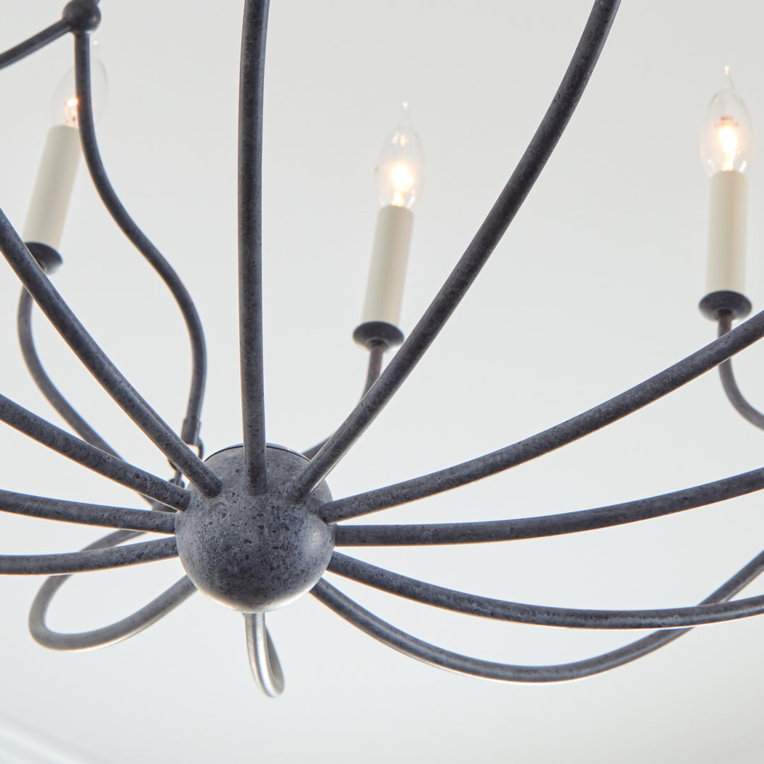 Visual Comfort Studio Canada - CC11212WGV - 12 Light Chandelier - Richmond - Weathered Galvanized