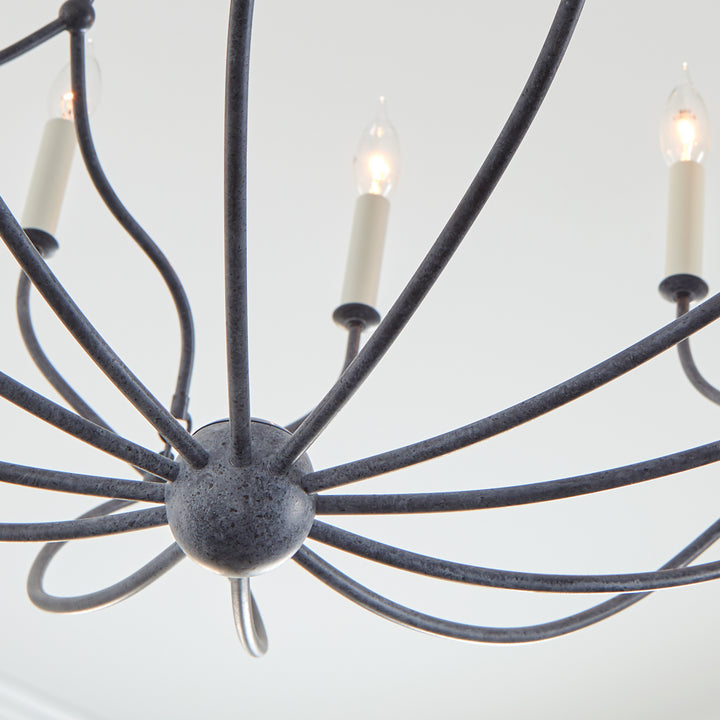 Visual Comfort Studio Canada - CC11212WGV - 12 Light Chandelier - Richmond - Weathered Galvanized