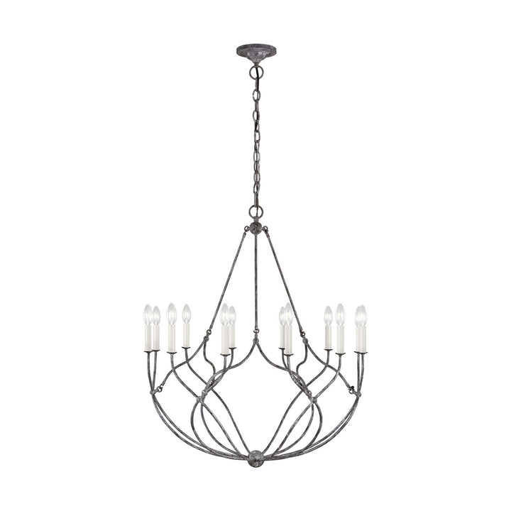 Visual Comfort Studio Canada - CC11212WGV - 12 Light Chandelier - Richmond - Weathered Galvanized