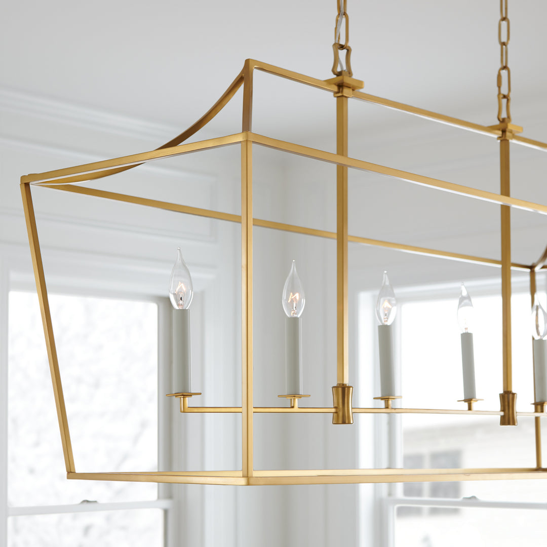 Visual Comfort Studio Canada - CC1036BBS - Six Light Linear Lantern - Southold - Burnished Brass