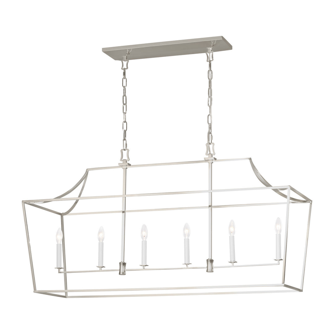 Visual Comfort Studio Canada - CC1036PN - Six Light Linear Lantern - Southold - Polished Nickel