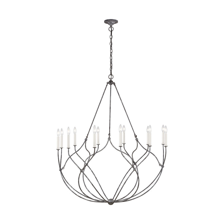 Visual Comfort Studio Canada - CC11312WGV - 12 Light Chandelier - Richmond - Weathered Galvanized
