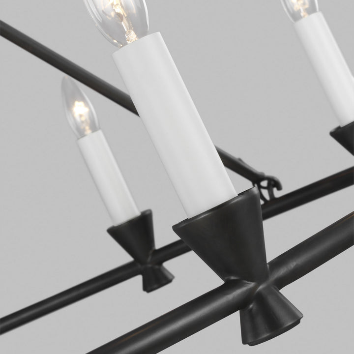 Visual Comfort Studio Canada - CC1179AI - Nine Light Chandelier - Keystone - Aged Iron