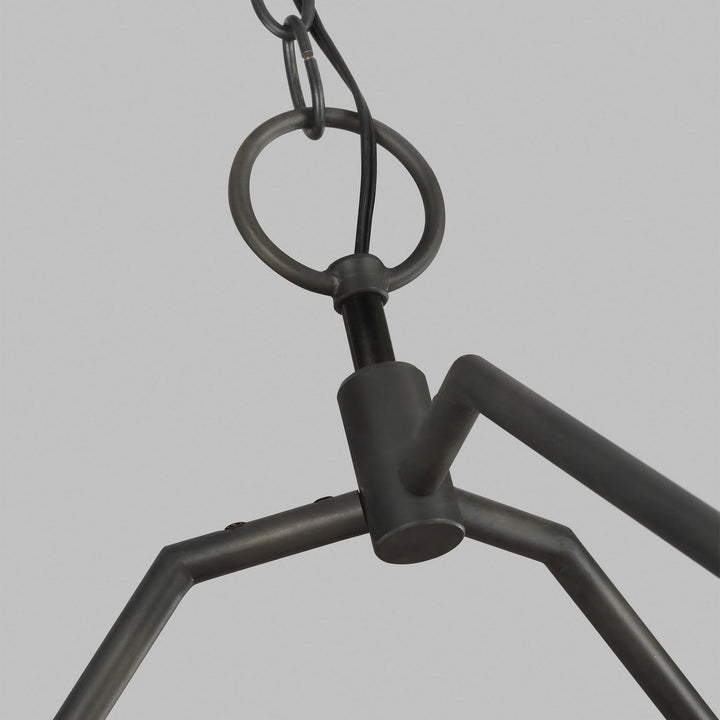 Visual Comfort Studio Canada - CC1179AI - Nine Light Chandelier - Keystone - Aged Iron