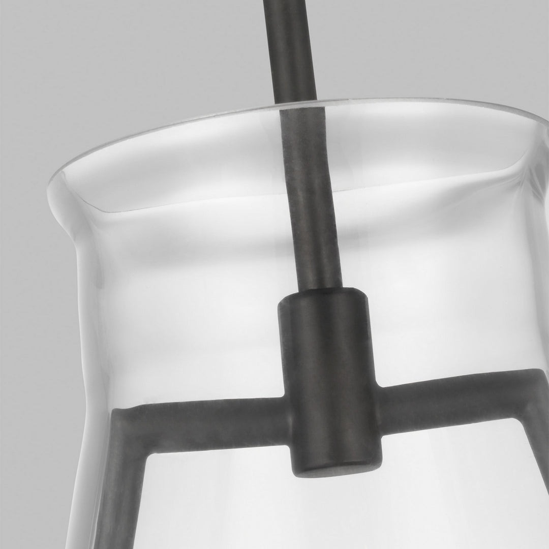 Visual Comfort Studio Canada - CP1091AI - One Light Pendant - Keystone - Aged Iron
