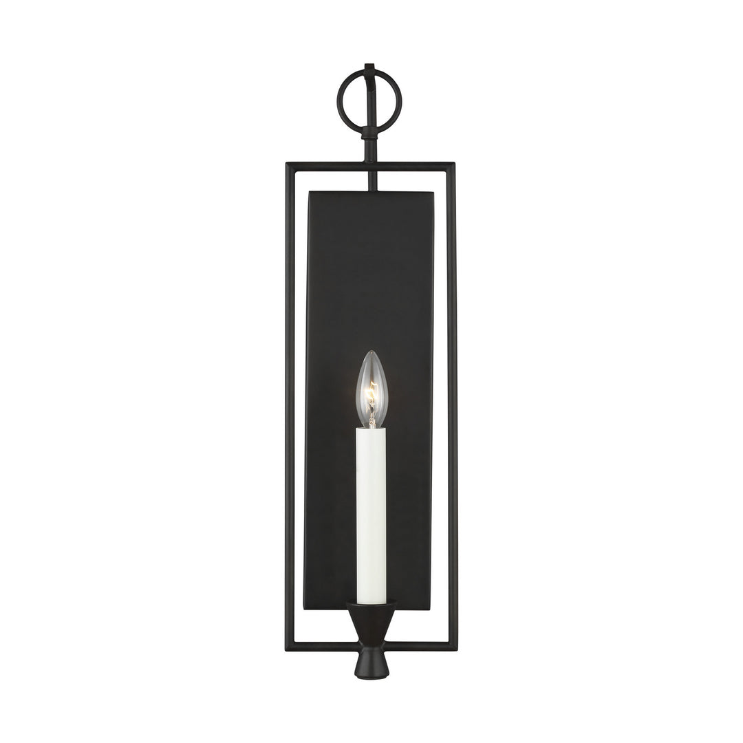 Keystone One Light Wall Sconce in Aged Iron - available from The Lighting Shoppe, trusted by Canadian homeowners