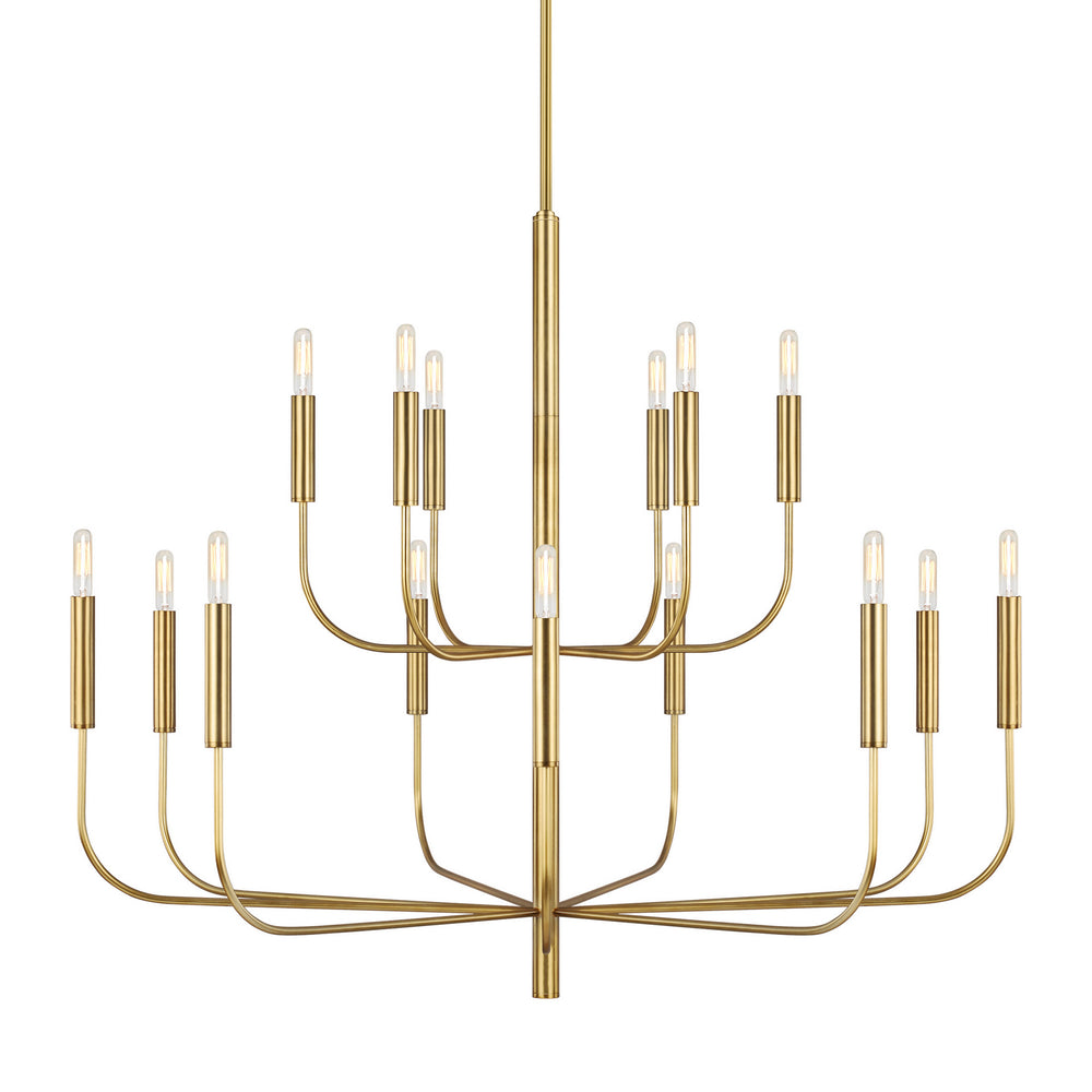 Visual Comfort Studio Canada - EC10015BBS - 15 Light Chandelier - Brianna - Burnished Brass