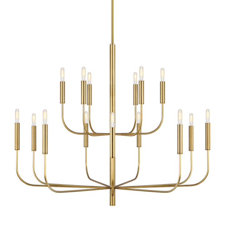 Visual Comfort Studio Canada - EC10015BBS - 15 Light Chandelier - Brianna - Burnished Brass