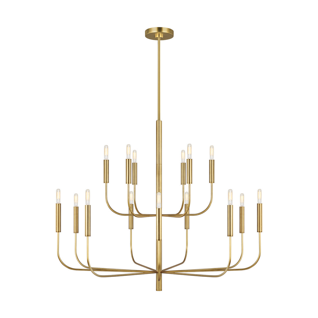 Visual Comfort Studio Canada - EC10015BBS - 15 Light Chandelier - Brianna - Burnished Brass