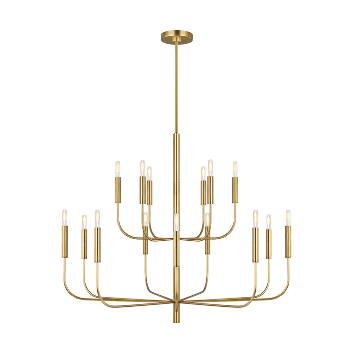 Visual Comfort Studio Canada - EC10015BBS - 15 Light Chandelier - Brianna - Burnished Brass