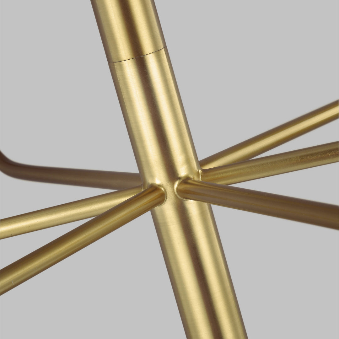 Visual Comfort Studio Canada - EC1006BBS - Six Light Chandelier - Brianna - Burnished Brass