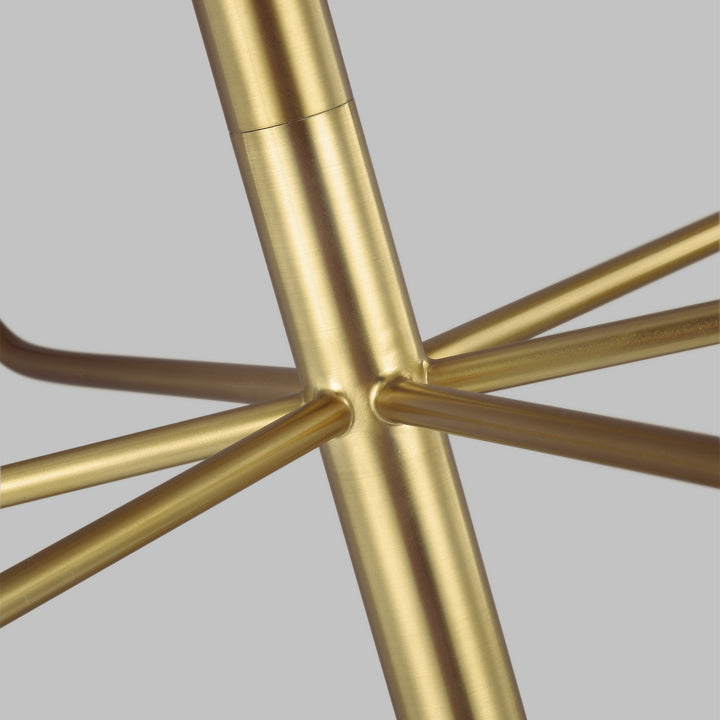 Visual Comfort Studio Canada - EC1006BBS - Six Light Chandelier - Brianna - Burnished Brass