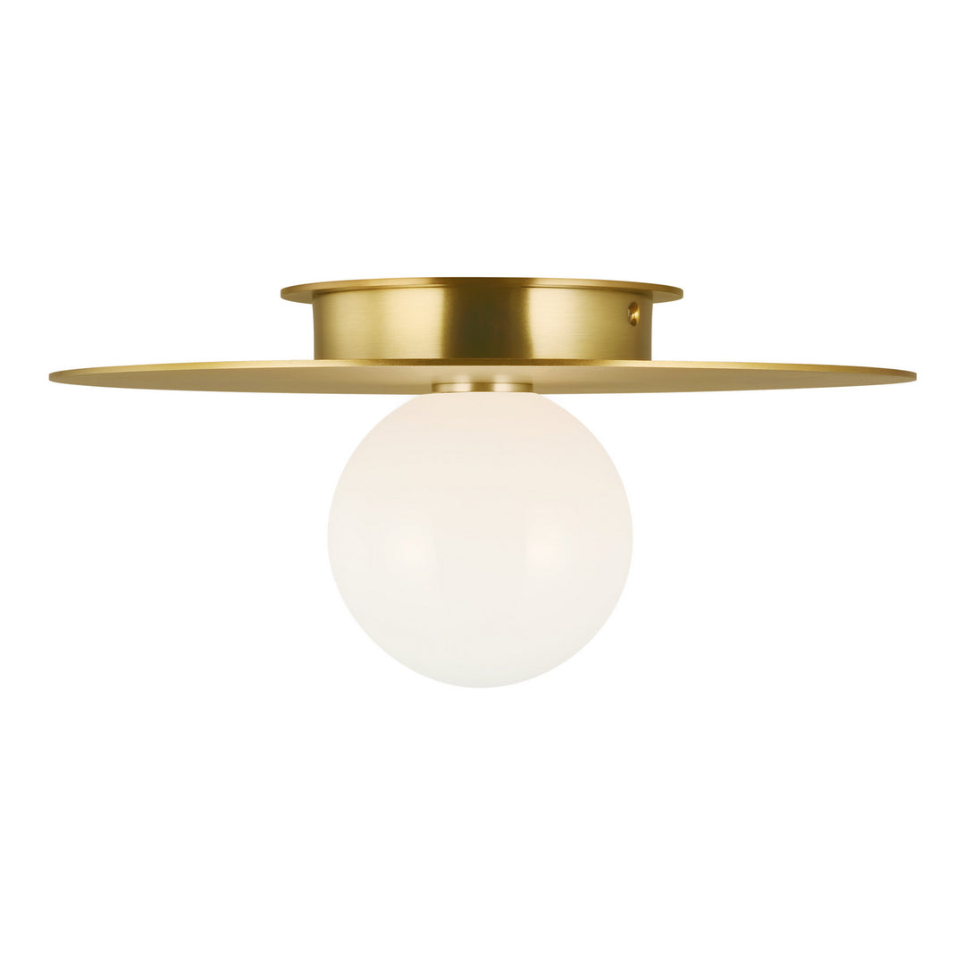 Visual Comfort Studio Canada - KF1011BBS - One Light Flush Mount - Nodes - Burnished Brass