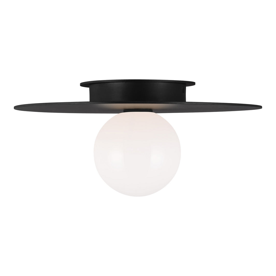 Visual Comfort Studio Canada - KF1011MBK - One Light Flush Mount - Nodes - Midnight Black