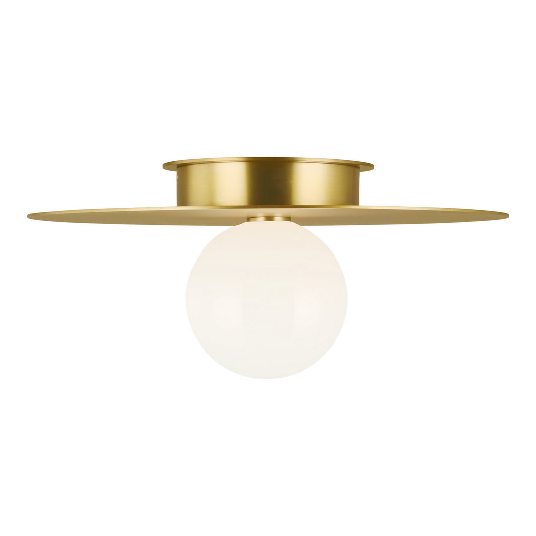 Visual Comfort Studio Canada - KF1021BBS - One Light Flush Mount - Nodes - Burnished Brass