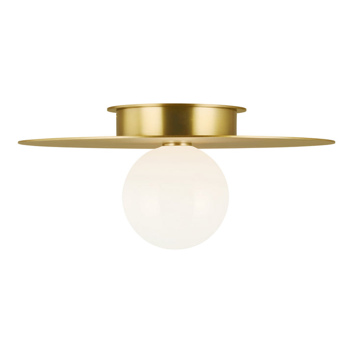 Visual Comfort Studio Canada - KF1021BBS - One Light Flush Mount - Nodes - Burnished Brass