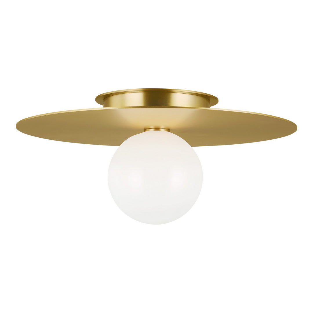 Visual Comfort Studio Canada - KF1021BBS - One Light Flush Mount - Nodes - Burnished Brass