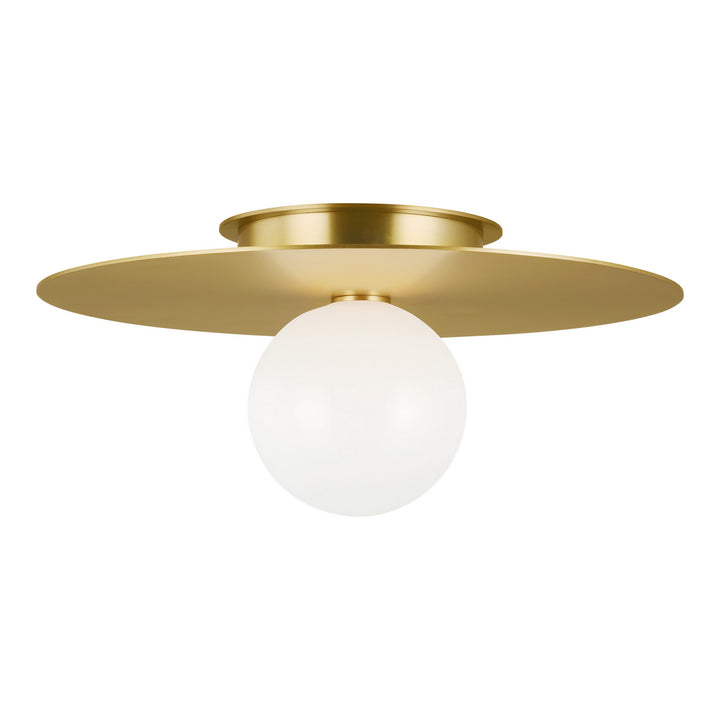 Visual Comfort Studio Canada - KF1021BBS - One Light Flush Mount - Nodes - Burnished Brass