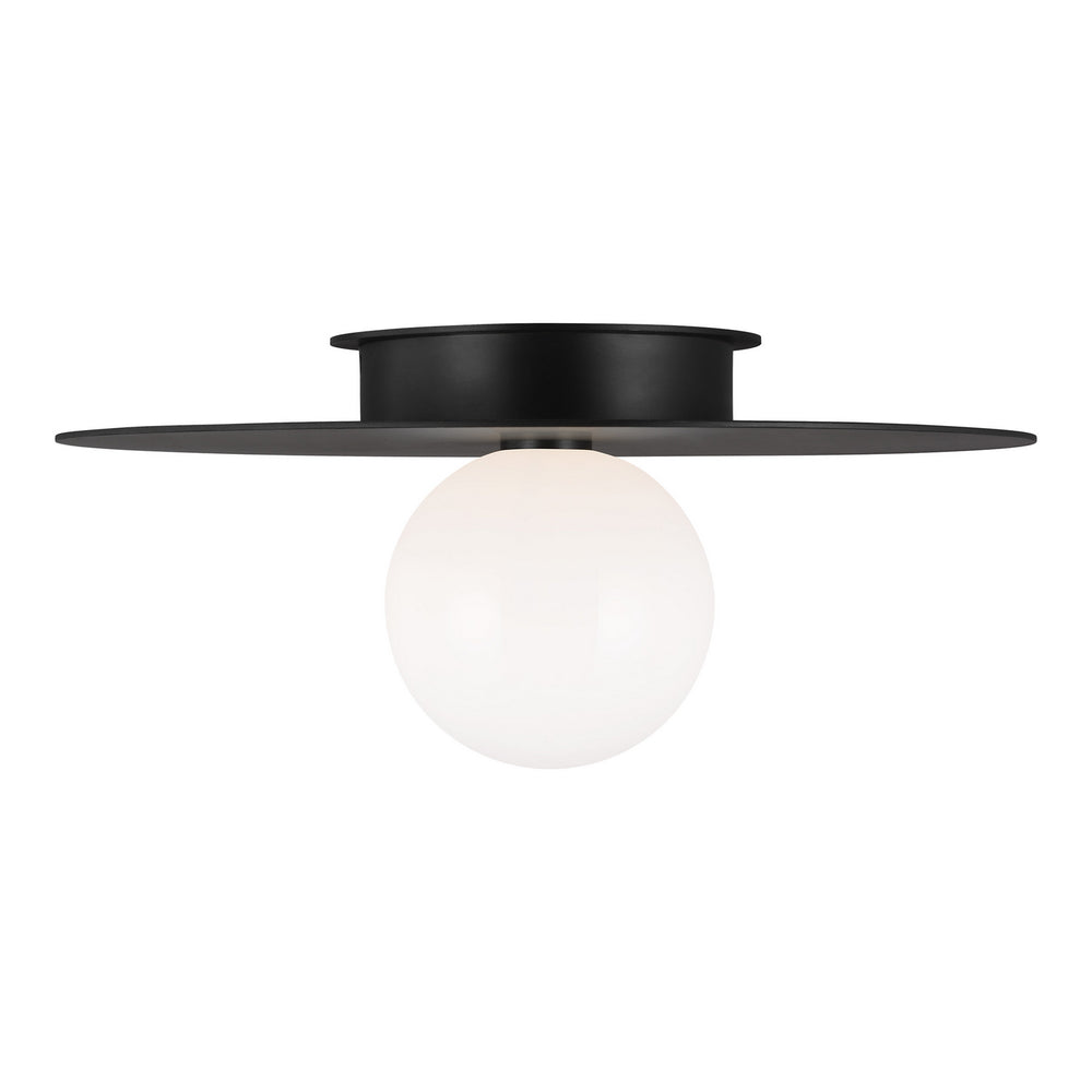 Visual Comfort Studio Canada - KF1021MBK - One Light Flush Mount - Nodes - Midnight Black