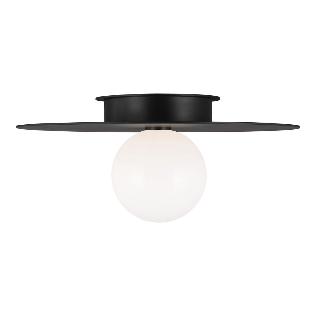 Visual Comfort Studio Canada - KF1021MBK - One Light Flush Mount - Nodes - Midnight Black