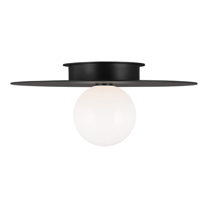 Visual Comfort Studio Canada - KF1021MBK - One Light Flush Mount - Nodes - Midnight Black