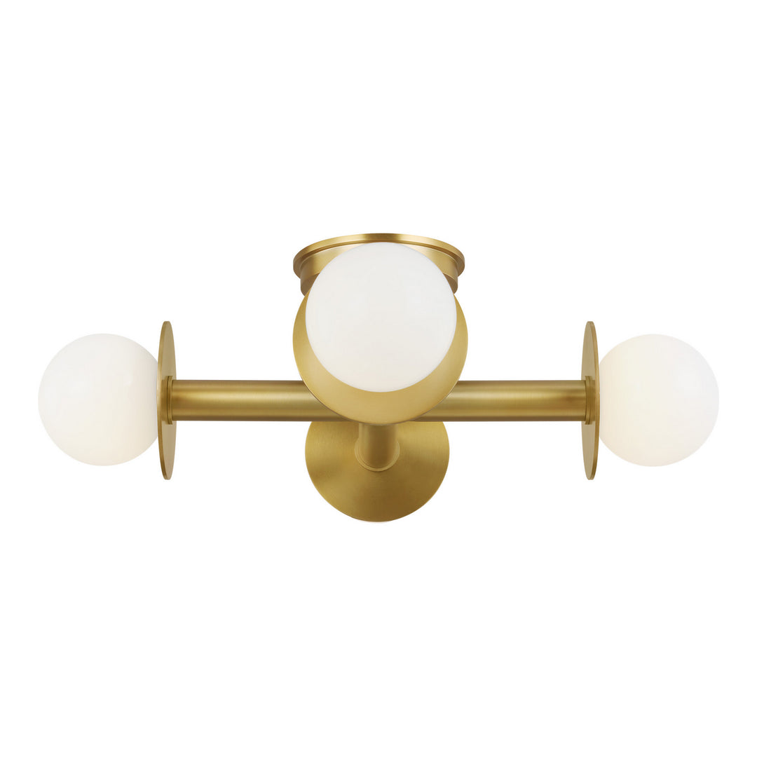 Visual Comfort Studio Canada - KF1034BBS - Four Light Flush Mount - Nodes - Burnished Brass