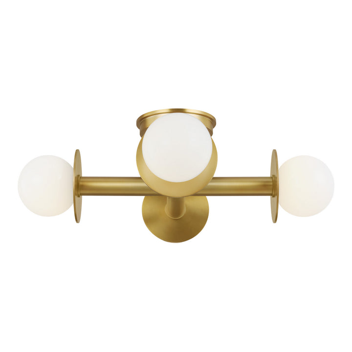 Visual Comfort Studio Canada - KF1034BBS - Four Light Flush Mount - Nodes - Burnished Brass