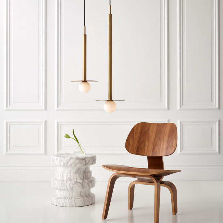 Visual Comfort Studio Canada - KP1011BBS - One Light Pendant - Nodes - Burnished Brass
