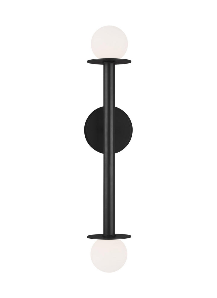 Visual Comfort Studio Canada - KWL1012MBK - Two Light Wall Sconce - Nodes - Midnight Black