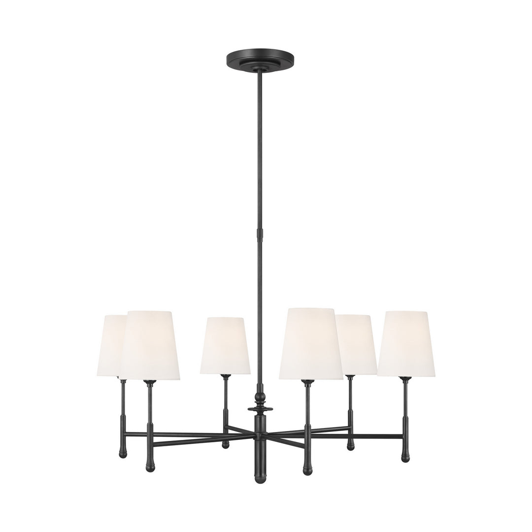 Visual Comfort Studio Canada - TC1016AI - Six Light Chandelier - Capri - Aged Iron