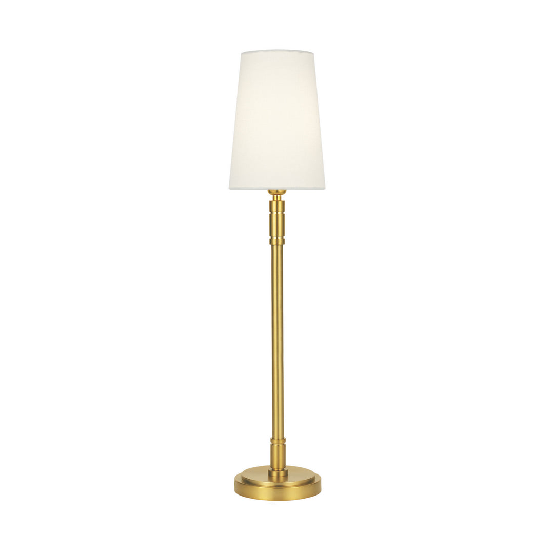 Beckham Classic One Light Table Lamp in Burnished Brass - available from The Lighting Shoppe, trusted by Canadian homeowners