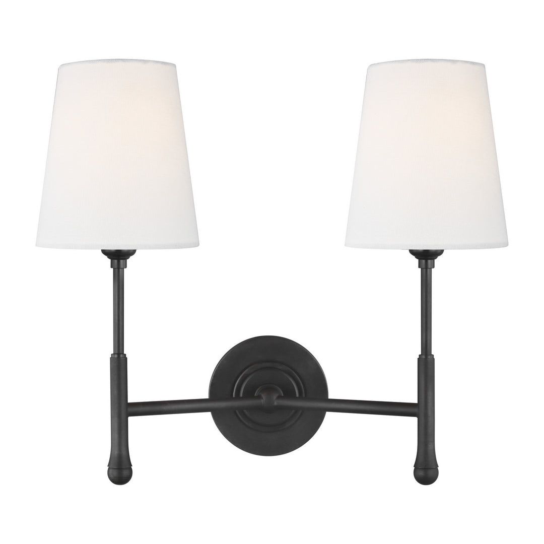 Capri Two Light Wall Sconce in Aged Iron - available from The Lighting Shoppe, trusted by Canadian homeowners