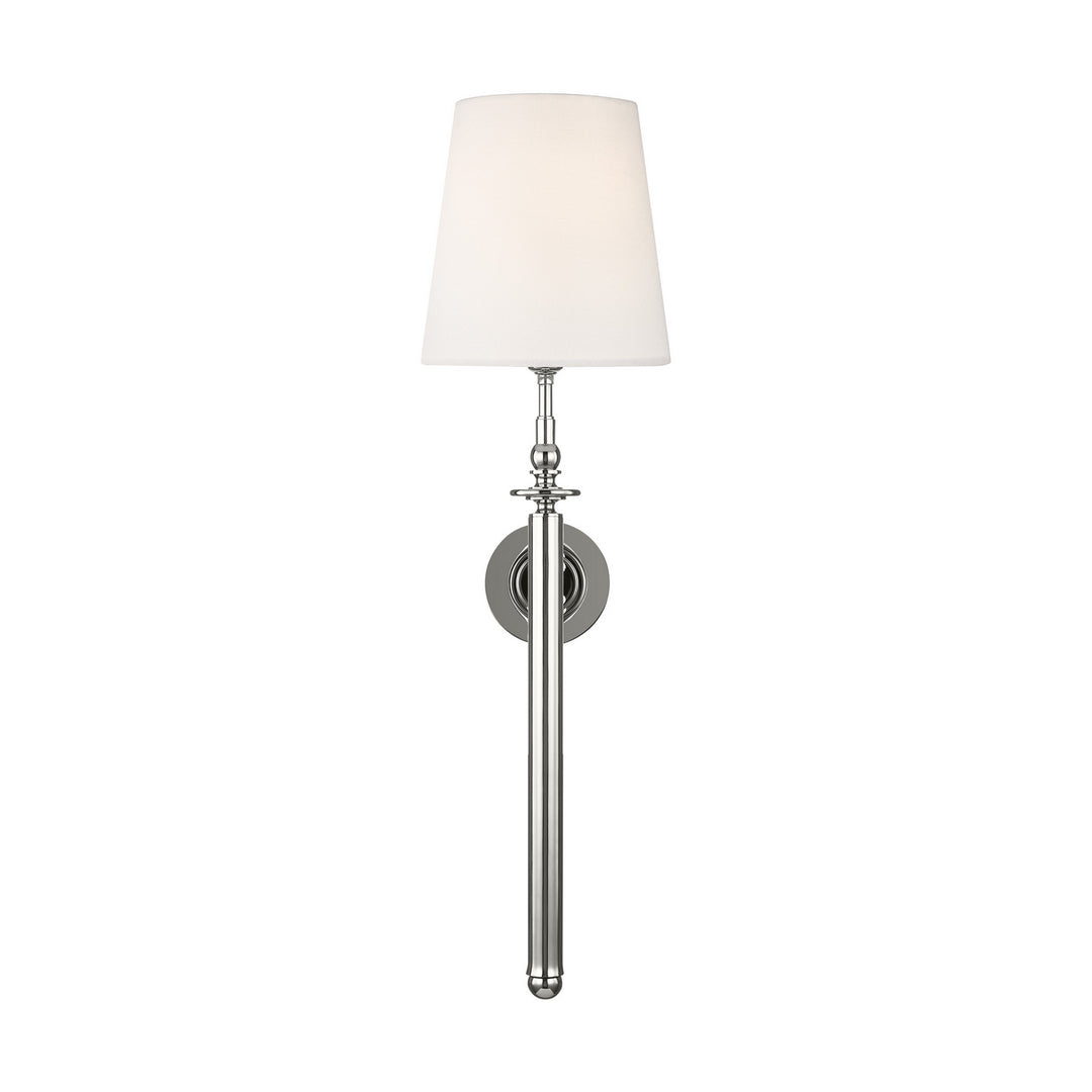 Capri One Light Wall Sconce in Polished Nickel - available from The Lighting Shoppe, trusted by Canadian homeowners