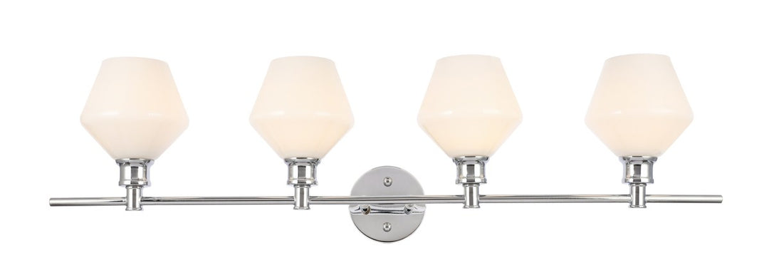 Gene Four Light Wall Sconce in Chrome - available from The Lighting Shoppe, trusted by Canadian homeowners