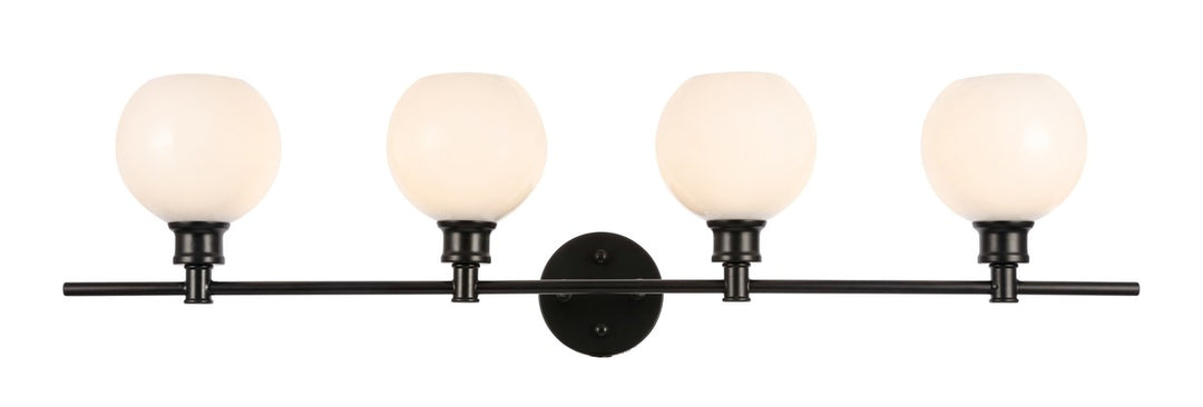 Collier Four Light Wall Sconce in Black - available from The Lighting Shoppe, trusted by Canadian homeowners