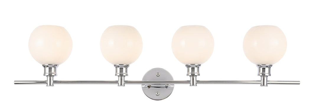 Collier Four Light Wall Sconce in Chrome - available from The Lighting Shoppe, trusted by Canadian homeowners