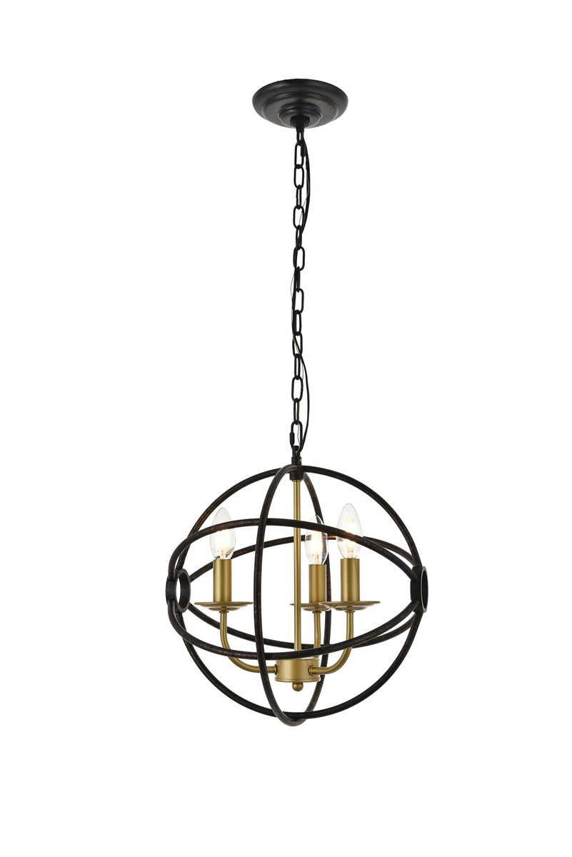 Octavia Three Light Pendant in brass - available from The Lighting Shoppe, trusted by Canadian homeowners