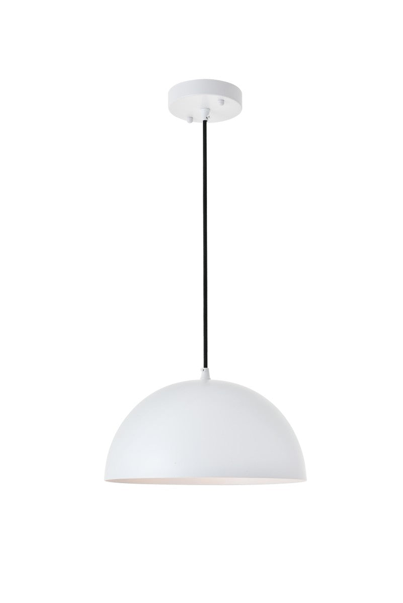 Forte One Light Pendant in White - available from The Lighting Shoppe, trusted by Canadian homeowners