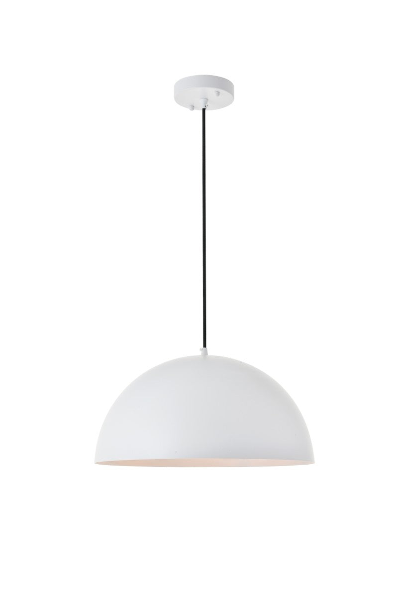 Forte One Light Pendant in White - available from The Lighting Shoppe, trusted by Canadian homeowners