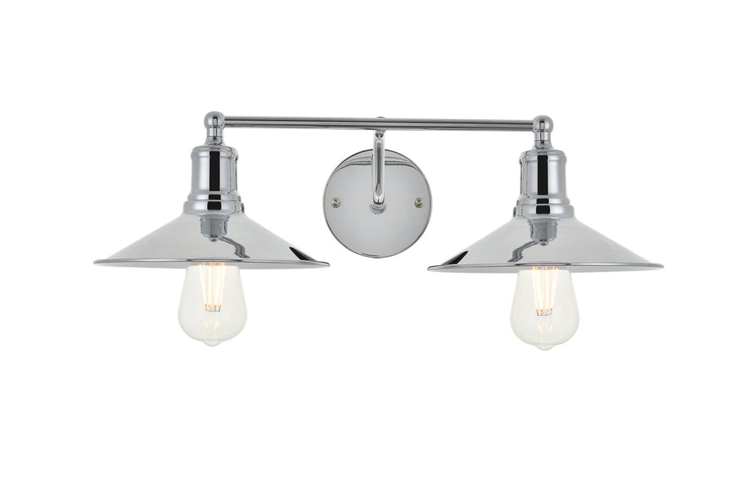 Etude Two Light Wall Sconce in Chrome - available from The Lighting Shoppe, trusted by Canadian homeowners