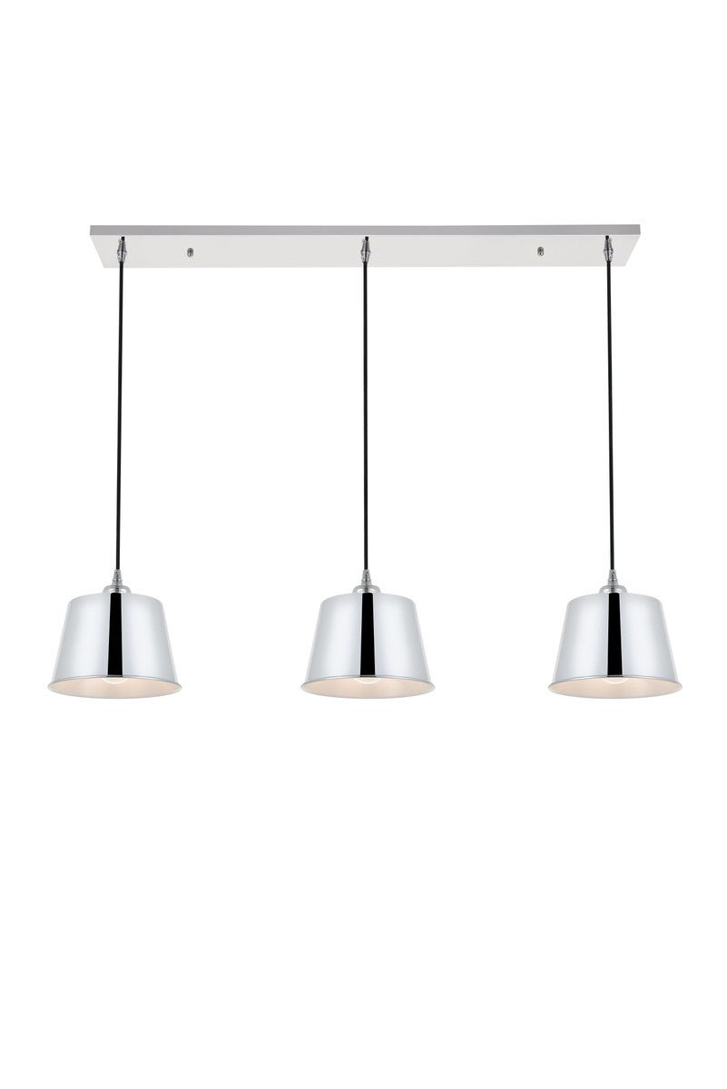 Nota Three Light Pendant in Chrome - available from The Lighting Shoppe, trusted by Canadian homeowners